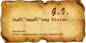 Gyöngyössy Vivien névjegykártya