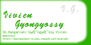 vivien gyongyossy business card